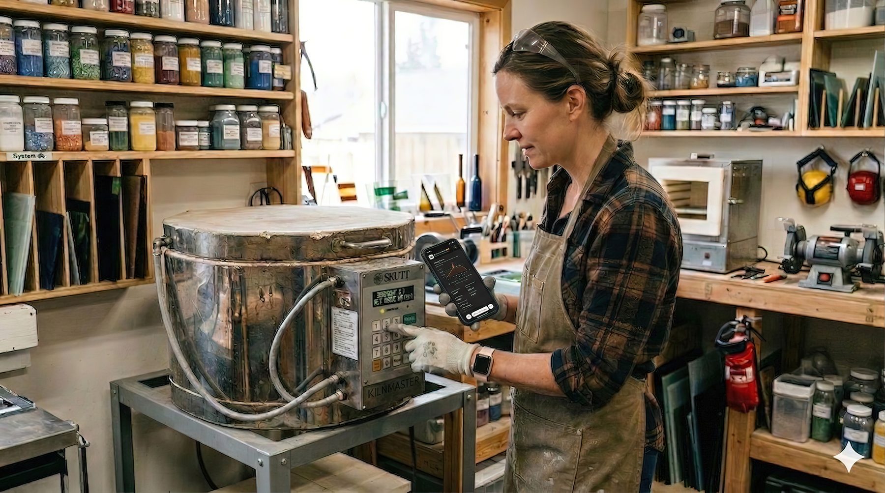 Kiln Schedule Designer in action
